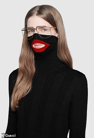 gucci black face balaclava|guccis balaclava knit top.